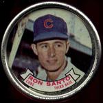 1964 Topps - Coins #68 Ron Santo Front