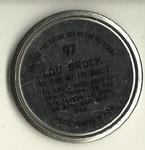 1964 Topps - Coins #97 Lou Brock Back