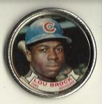 1964 Topps - Coins #97 Lou Brock Front