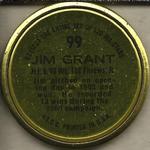 1964 Topps - Coins #99 Jim Grant Back