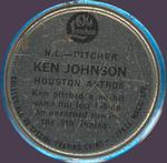 1965 Old London Coins #NNO Ken Johnson Back