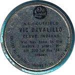 1965 Old London Coins #NNO Vic Davalillo Back