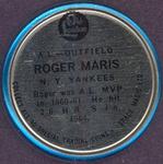 1965 Old London Coins #NNO Roger Maris Back