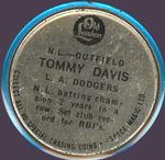 1965 Old London Coins #NNO Tommy Davis Back