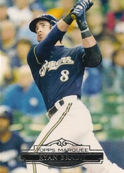 2011 Topps Marquee #1 Ryan Braun Front