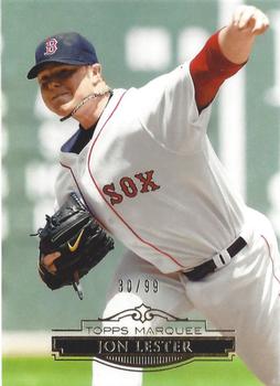 2011 Topps Marquee - Gold #23 Jon Lester Front