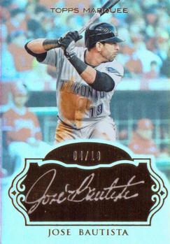 2011 Topps Marquee - Museum Collection Autographs #MCA-JBA Jose Bautista Front