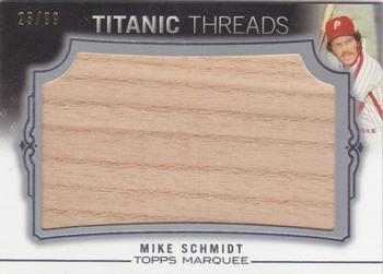 2011 Topps Marquee - Titanic Threads #TTJR-1 Mike Schmidt Front