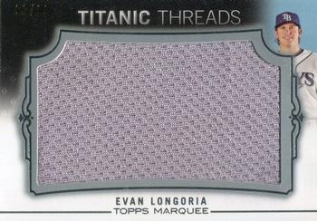 2011 Topps Marquee - Titanic Threads #TTJR-4 Evan Longoria Front
