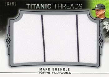 2011 Topps Marquee - Titanic Threads #TTJR-109 Mark Buehrle Front