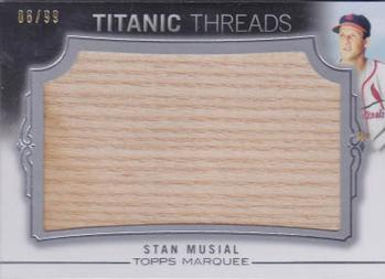 2011 Topps Marquee - Titanic Threads #TTJR-13 Stan Musial Front