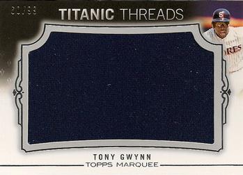 2011 Topps Marquee - Titanic Threads #TTJR-16 Tony Gwynn Front