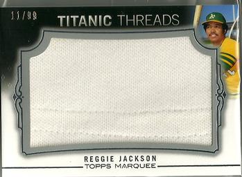2011 Topps Marquee - Titanic Threads #TTJR-20 Reggie Jackson Front
