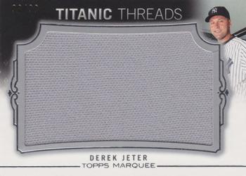 2011 Topps Marquee - Titanic Threads #TTJR-2 Derek Jeter Front
