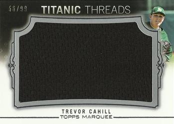 2011 Topps Marquee - Titanic Threads #TTJR-47 Trevor Cahill Front