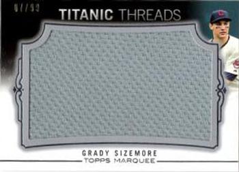 2011 Topps Marquee - Titanic Threads #TTJR-67 Grady Sizemore Front