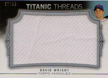 2011 Topps Marquee - Titanic Threads #TTJR-70 David Wright Front