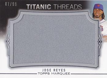 2011 Topps Marquee - Titanic Threads #TTJR-71 Jose Reyes Front