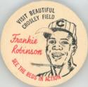 1963 French Bauer Cincinnati Reds Caps #NNO Frank Robinson Front
