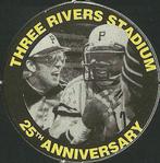 1995 Coca-Cola Pittsburgh Pirates Pogs SGA #23 Pirates Sweep Phillies-Doubleheader 9/29/78 Front