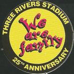 1995 Coca-Cola Pittsburgh Pirates Pogs SGA #4 We Are Family Logo - Pirates win NL Pennant 10/5/79 Front