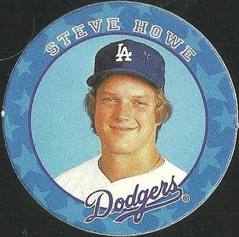 1995 Weinerschnitzel Dodgers Rookie of the Year Pogs #9 Steve Howe Front