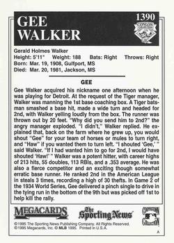 1995 Conlon Collection TSN #1390 Gee Walker Back