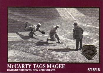 1994 Conlon Collection TSN - Burgundy #1267 Lew McCarty / Sherry Magee Front
