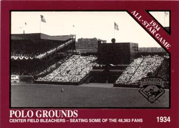 1994 Conlon Collection TSN - Burgundy #1075 Polo Grounds - 1934 All-Star Game Front