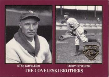 1994 Conlon Collection TSN - Burgundy #1172 Harry Coveleski / Stan Coveleski Front