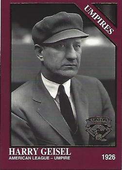 1994 Conlon Collection TSN - Burgundy #1205 Harry Geisel Front