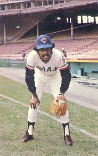 1973 Cleveland Indians Postcards #NNO Oscar Gamble Front