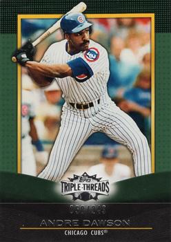 2011 Topps Triple Threads - Emerald #68 Andre Dawson Front