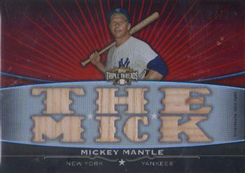2011 Topps Triple Threads - Flashback Relics #TTFR-1 Mickey Mantle Front