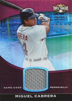 2011 Topps Triple Threads - Unity Relics #TTUSR-218 Miguel Cabrera Front