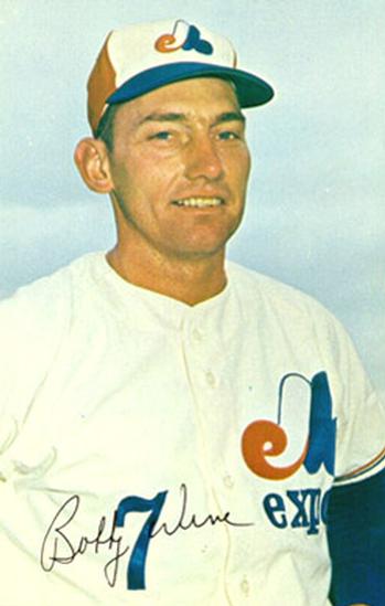 1969 Montreal Expos Postcards #9 Bobby Wine Front
