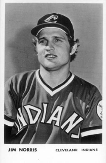1977 Cleveland Indians Photocards #NNO Jim Norris Front