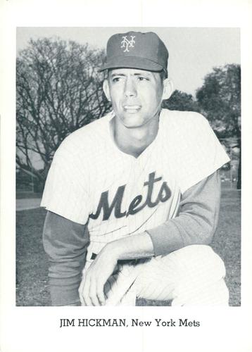 1965 Jay Publishing New York Mets #NNO Jim Hickman Front