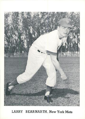1964 Jay Publishing New York Mets #NNO Larry Bearnarth Front