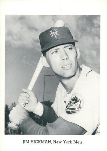 1964 Jay Publishing New York Mets #NNO Jim Hickman Front