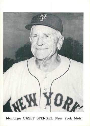 1964 Jay Publishing New York Mets #NNO Casey Stengel Front