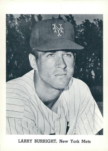 1963 Jay Publishing New York Mets #NNO Larry Burright Front