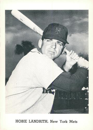 1962 Jay Publishing New York Mets 5x7 Photos #NNO Hobie Landrith Front