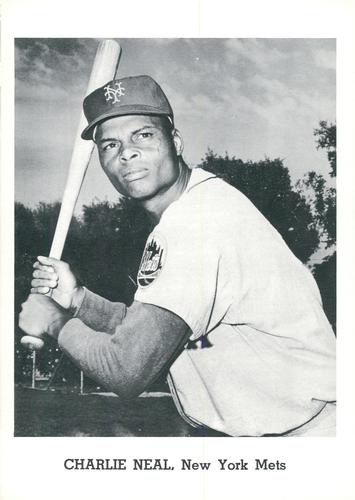 1962 Jay Publishing New York Mets 5x7 Photos #NNO Charlie Neal Front