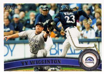 2011 Topps Update #US2 Ty Wigginton Front