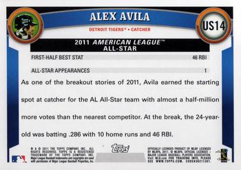 2011 Topps Update #US14 Alex Avila Back