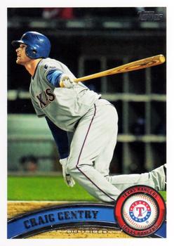 2011 Topps Update #US17 Craig Gentry Front