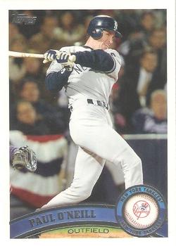 2011 Topps Update #US31 Paul O'Neill Front