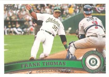 2011 Topps Update #US42 Frank Thomas Front