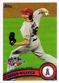 2011 Topps Update #US50 Jered Weaver Front